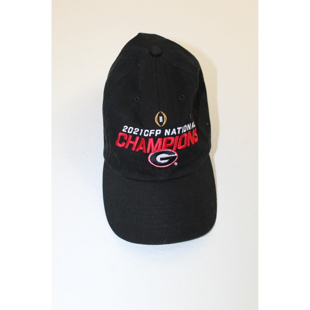 '47 Brand Georgia Bulldogs 2021 CFP National Champions Hat Black‎ Adjustable Cap